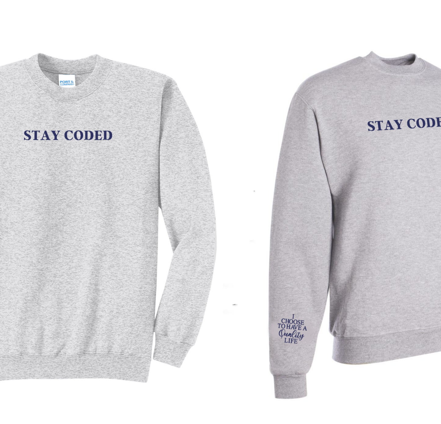 Stay Coded Crewnecks