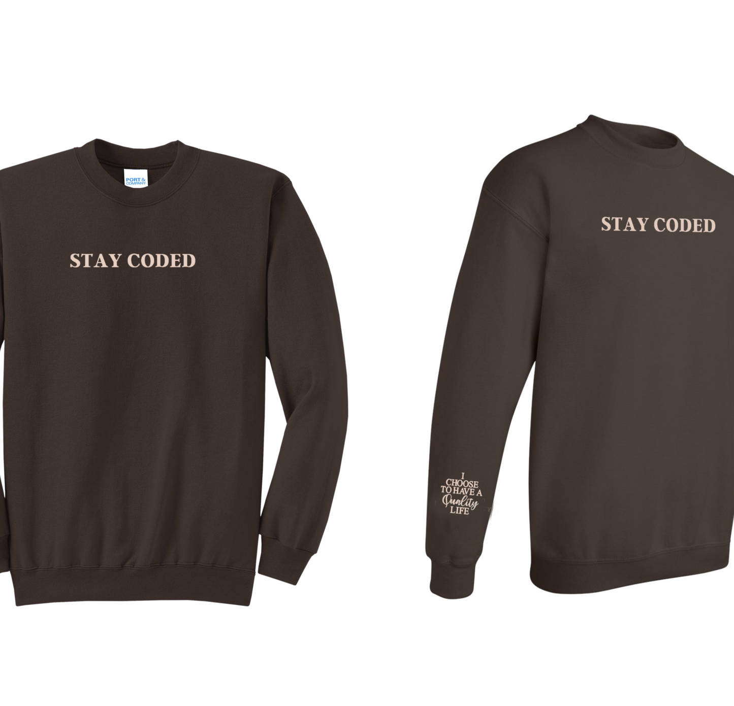 Stay Coded Crewnecks