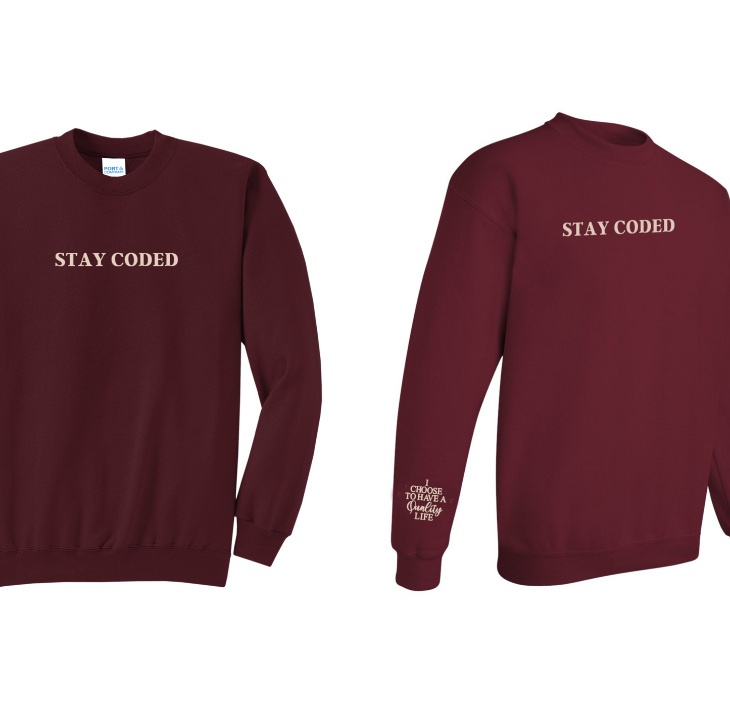 Stay Coded Crewnecks